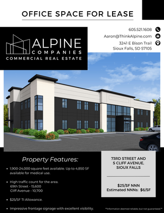 More details for 73rd St, Sioux Falls, SD - Office for Lease