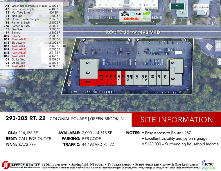 299 US Highway 22, Green Brook, NJ for lease - Building Photo - Image 2 of 3