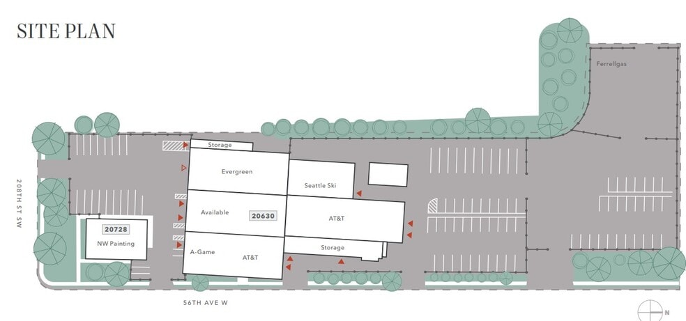 AT&T Lynnwood Warehouse portfolio of 2 properties for sale on LoopNet.com - Site Plan - Image 3 of 3