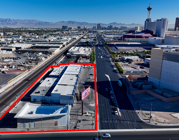 3115-3155 Sammy Davis Jr Dr, Las Vegas, NV for lease - Aerial - Image 2 of 5