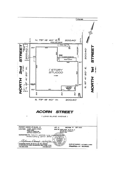 699 Acorn St, Deer Park, NY for sale - Site Plan - Image 2 of 6