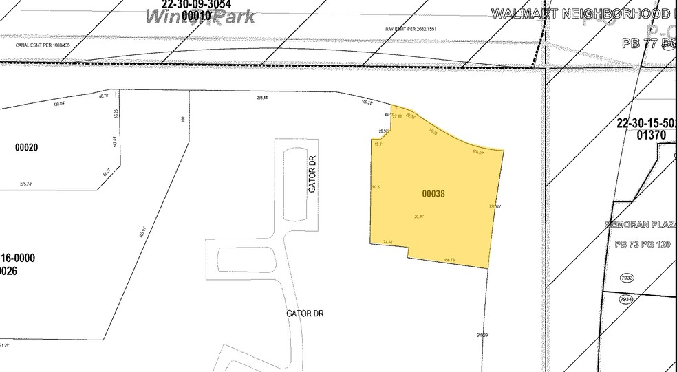 5590 Baldwin Park St, Orlando, FL for sale - Plat Map - Image 2 of 3