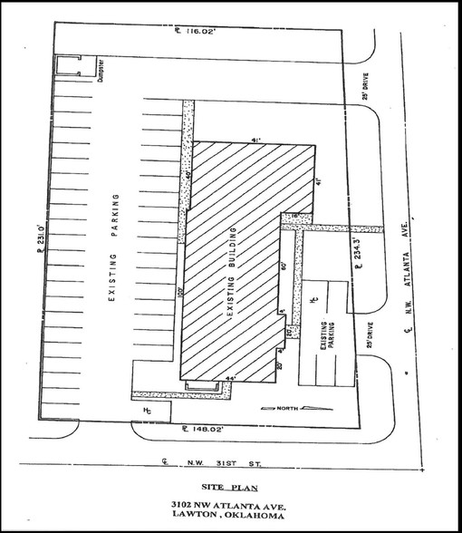 3102 NW Atlanta Ave, Lawton, OK for lease - Site Plan - Image 2 of 6