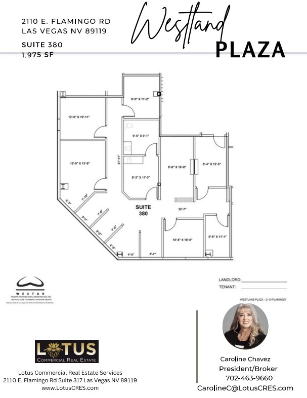 2110 E Flamingo Rd, Las Vegas, NV for lease Floor Plan- Image 1 of 1