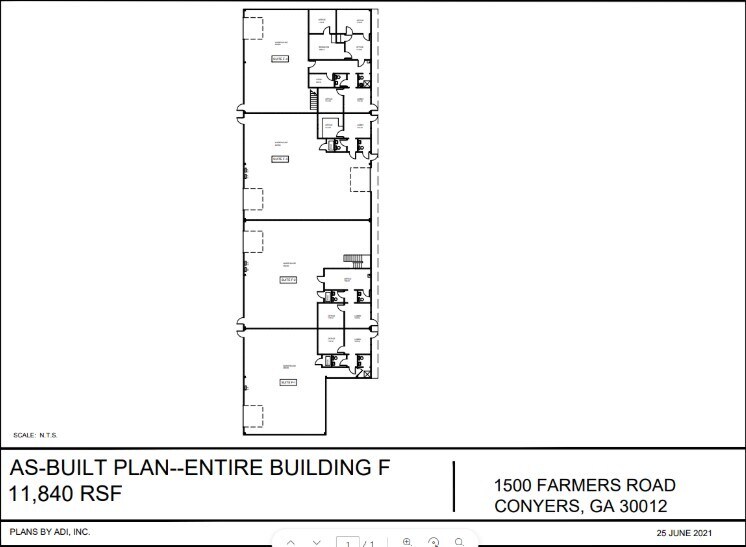 1500 Farmer Rd, Conyers, GA for lease Floor Plan- Image 1 of 3