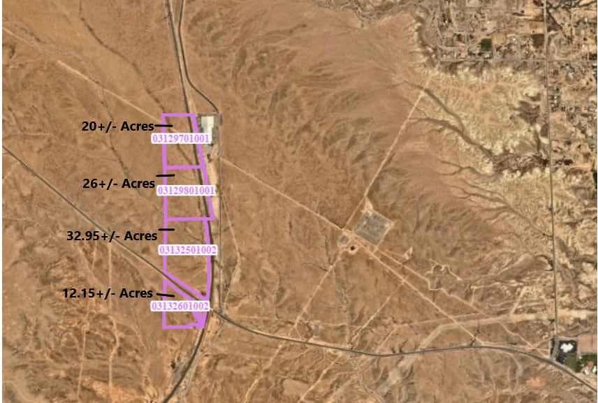 91.45 AC Moapa Industrial Park - Land
