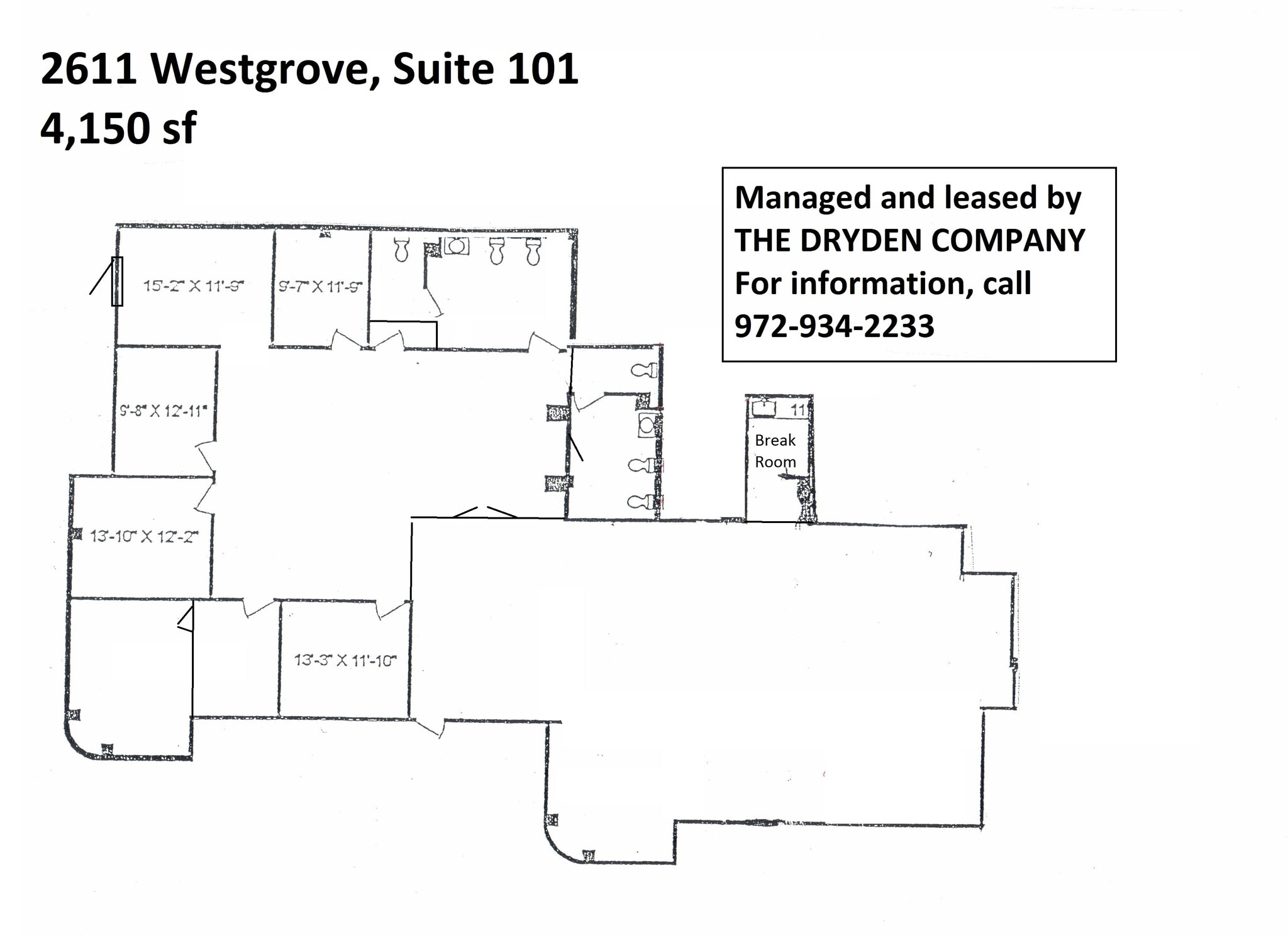 2611 Westgrove Dr, Carrollton, TX for lease Floor Plan- Image 1 of 1