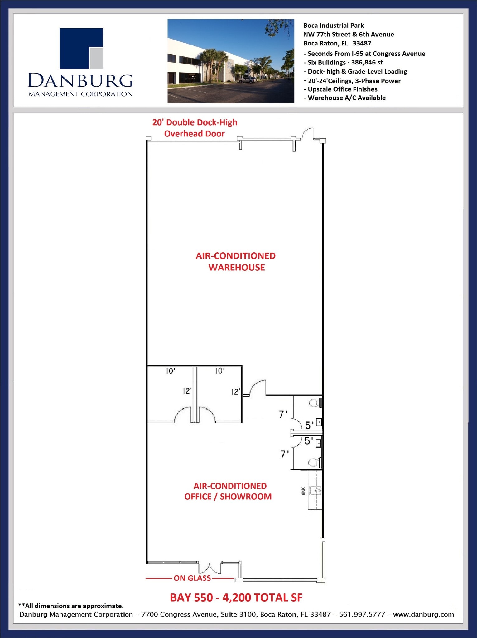 7640-7696 NW 6th Ave, Boca Raton, FL for lease Floor Plan- Image 1 of 1