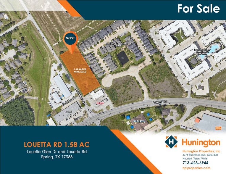 Louetta Glen Dr & Louetta Rd, Spring, TX for sale - Building Photo - Image 1 of 1