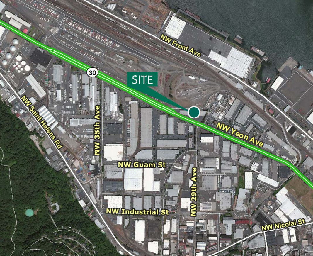 3571-3599 NW Yeon Ave, Portland, OR for lease Aerial- Image 1 of 4