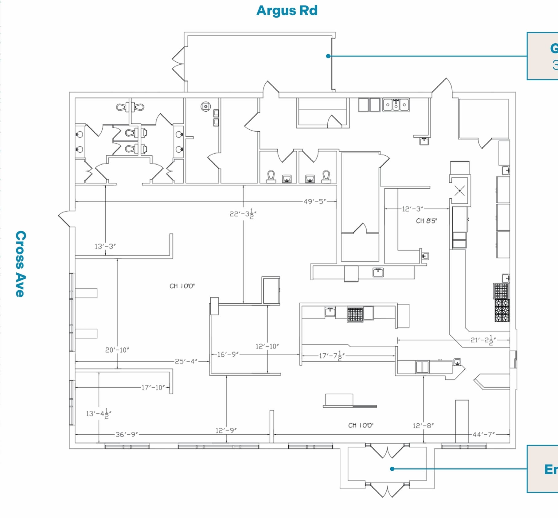 217 Cross Ave, Oakville, ON for lease Floor Plan- Image 1 of 1