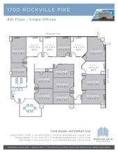 1700 Rockville Pike, Rockville, MD for lease Floor Plan- Image 1 of 9