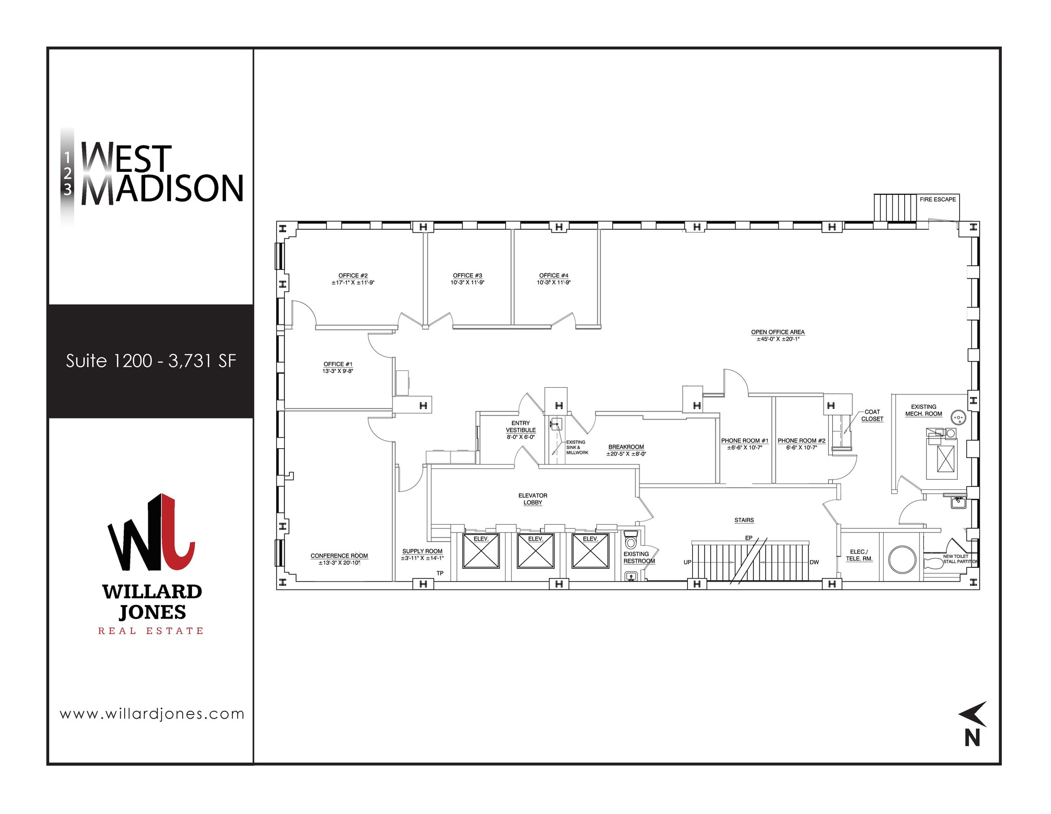 123 W Madison St, Chicago, IL for lease Floor Plan- Image 1 of 1