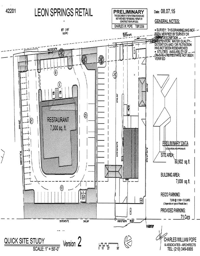 IH 10 West & Boerne Stage Rd, San Antonio, TX 78257 Pad Site in Leon Springs