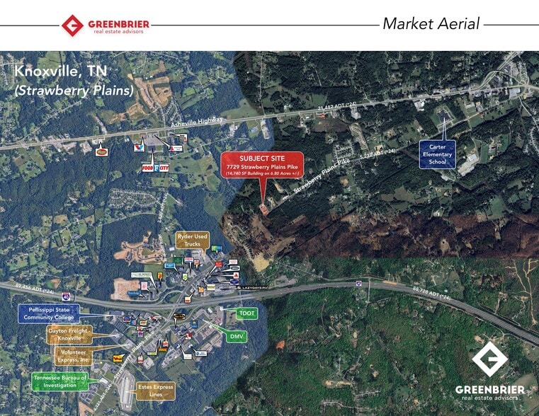 7729 Strawberry Plains Pike, Knoxville, TN for sale - Building Photo - Image 3 of 11