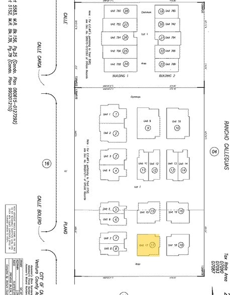 838 Calle Plano, Camarillo, CA for lease - Plat Map - Image 2 of 5