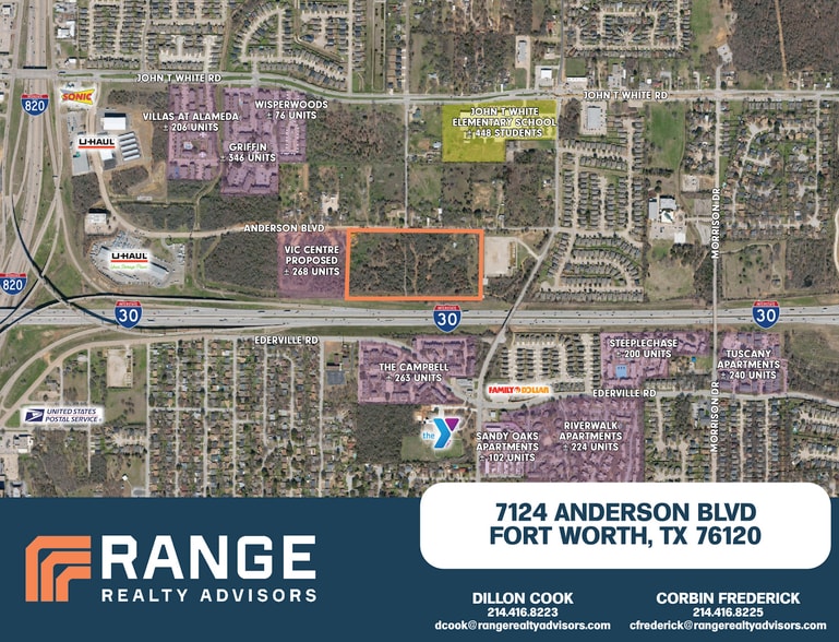 7124 Anderson Blvd, Fort Worth, TX for sale - Aerial - Image 1 of 1