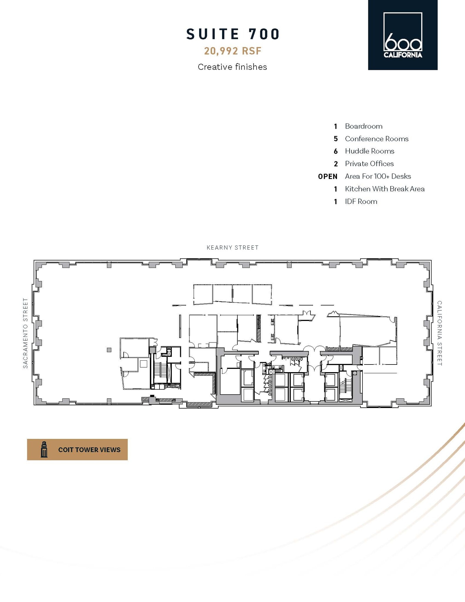 600 California St, San Francisco, CA for lease Floor Plan- Image 1 of 1