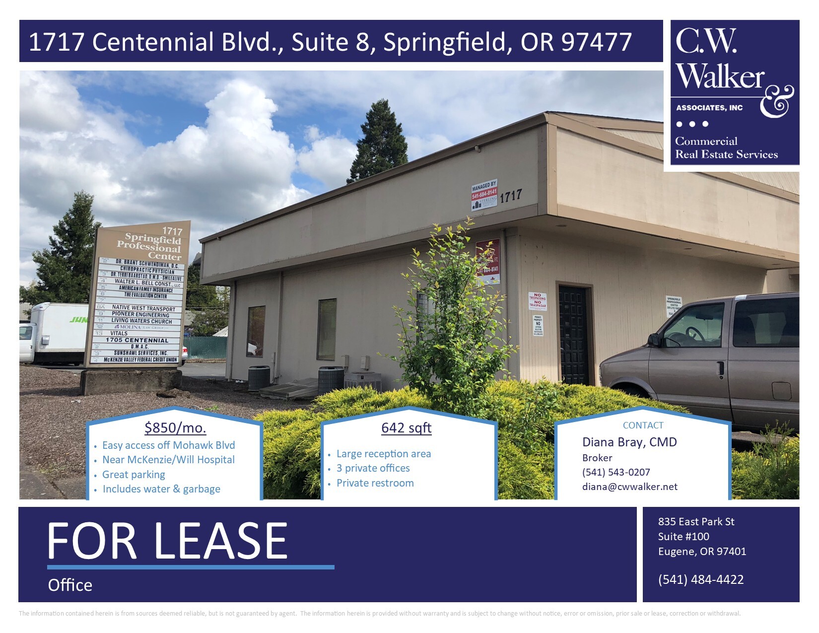 1717 Centennial Blvd, Springfield, OR for lease Interior Photo- Image 1 of 1