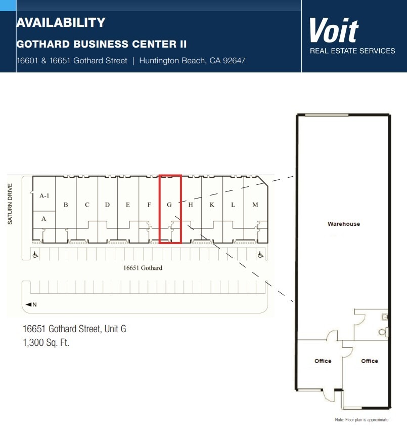 16651 Gothard St, Huntington Beach, CA for lease Floor Plan- Image 1 of 1