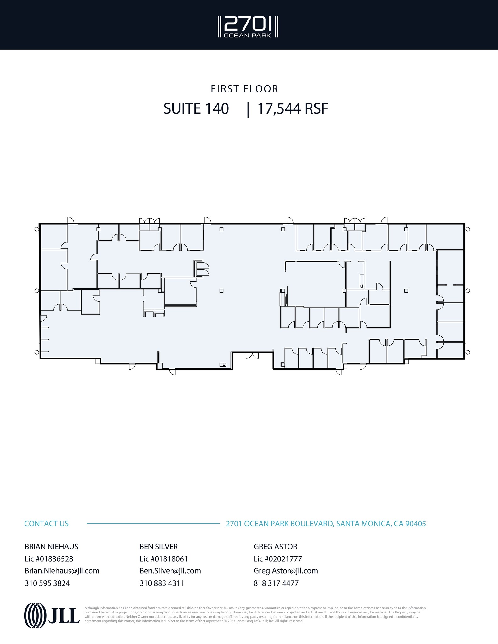 2701 Ocean Park Blvd, Santa Monica, CA for lease Site Plan- Image 1 of 1