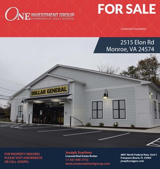 More details for 2515 Elon Rd, Monroe, VA - Retail for Sale