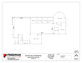 38705 7 Mile Rd, Livonia, MI for lease Floor Plan- Image 1 of 1