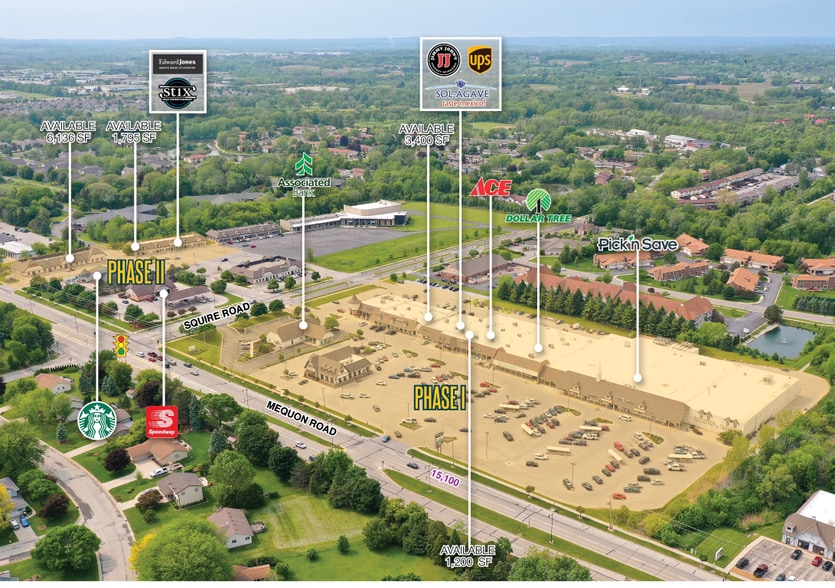 N112W16200-N112W16344 Mequon Rd, Germantown, WI for lease - Aerial - Image 2 of 11