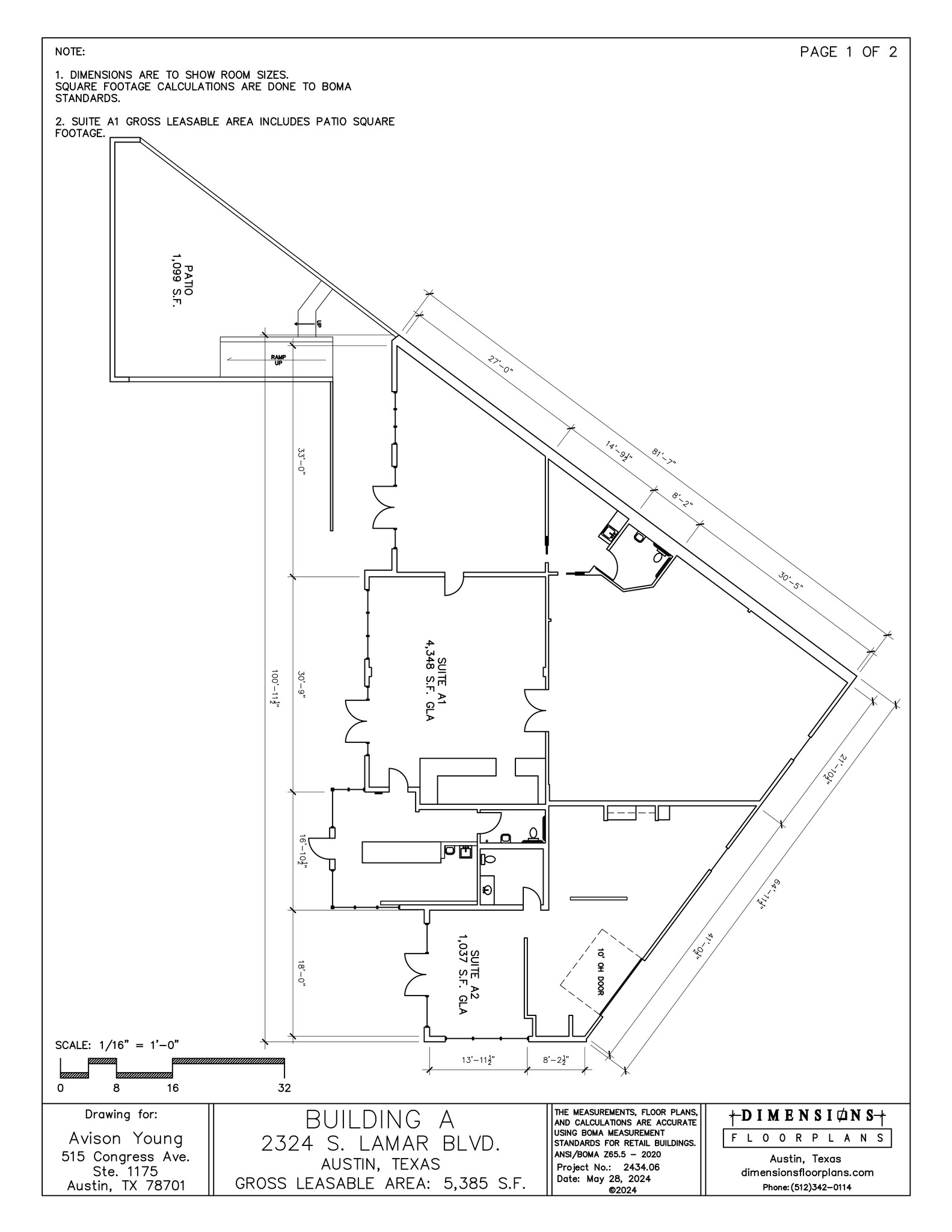 2324 S Lamar Blvd, Austin, TX for lease Site Plan- Image 1 of 4