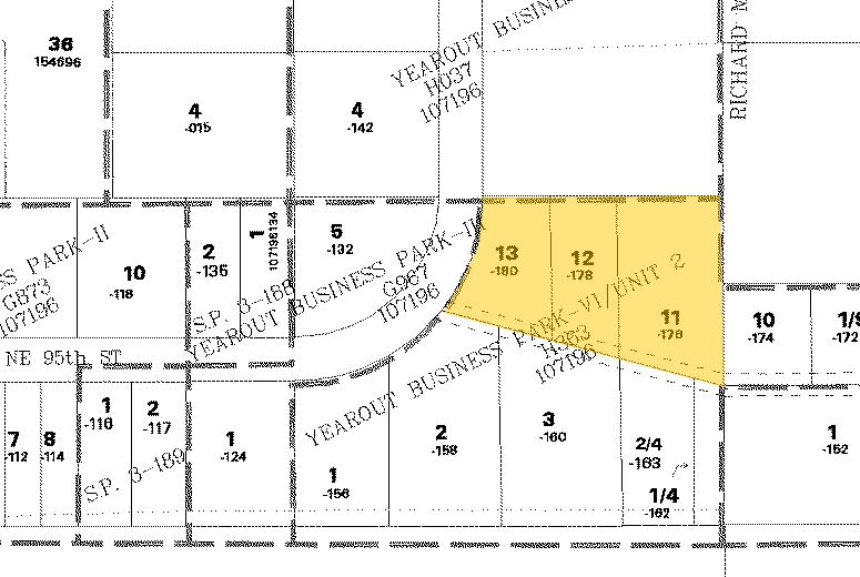 12606 NE 95th St, Vancouver, WA for lease - Plat Map - Image 3 of 8