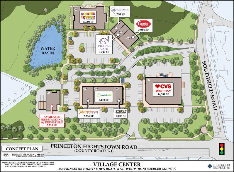 Princeton Hightstown Rd, West Windsor, NJ for lease - Site Plan - Image 2 of 8