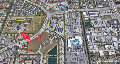 5200 Blk Summerlin Rd, Fort Myers, FL - aerial  map view - Image1