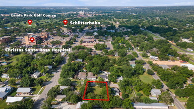 740 Central Ave, New Braunfels, TX - aerial  map view