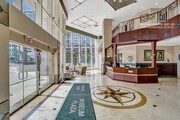 Lobby with security