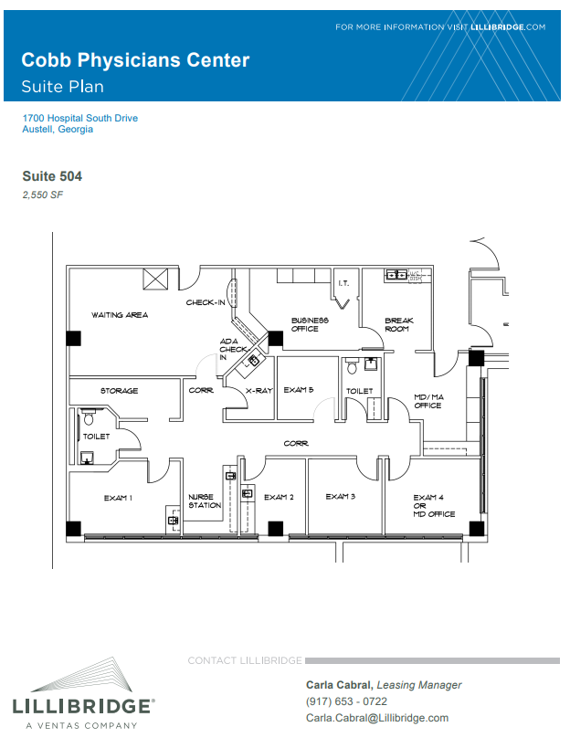 1700 Hospital South Dr, Austell, GA for lease Floor Plan- Image 1 of 1