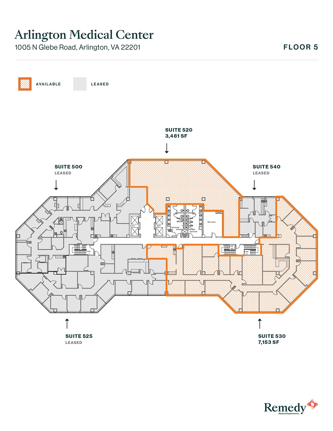 1005 N Glebe Rd, Arlington, VA for lease Floor Plan- Image 1 of 1