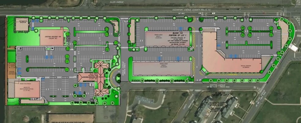 800 Oceanport Ave, Oceanport, NJ for lease - Site Plan - Image 3 of 20