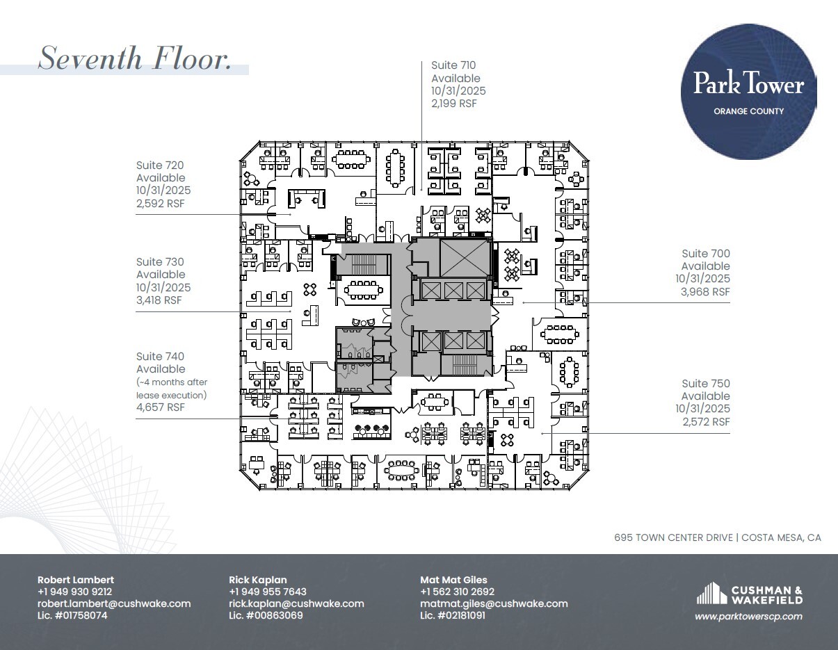 600 Anton Blvd, Costa Mesa, CA for lease Floor Plan- Image 1 of 1