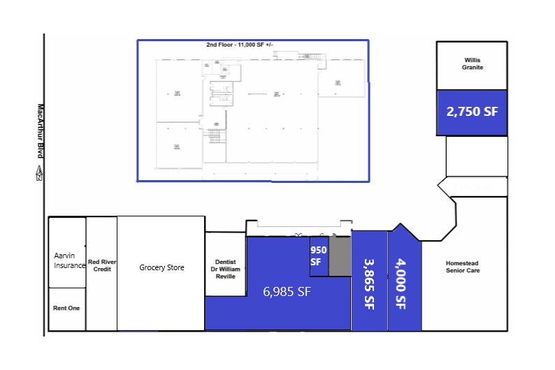 3800-3864 N Macarthur Blvd, Oklahoma City, OK for lease - Site Plan - Image 2 of 10