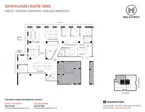 1850 M St NW, Washington, DC for lease Typical Floor Plan- Image 1 of 1