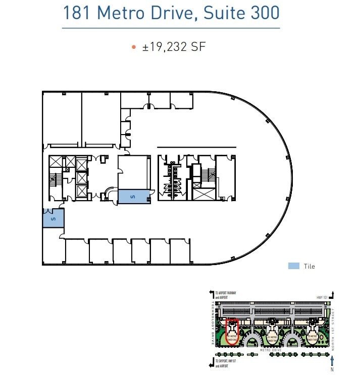 25 Metro Dr, San Jose, CA for lease Floor Plan- Image 1 of 1