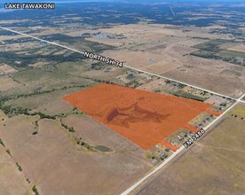 Co Rd 322, Terrell, TX - aerial  map view