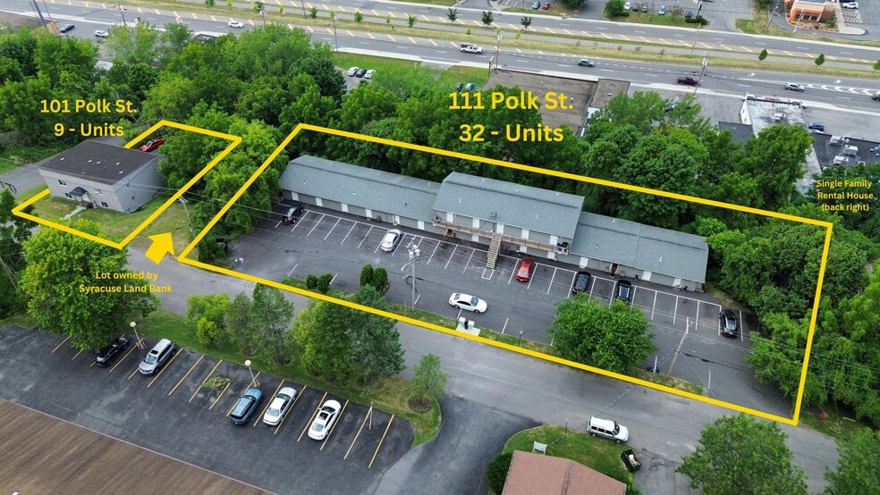 111-123 Polk St, Syracuse, NY for sale - Building Photo - Image 1 of 1