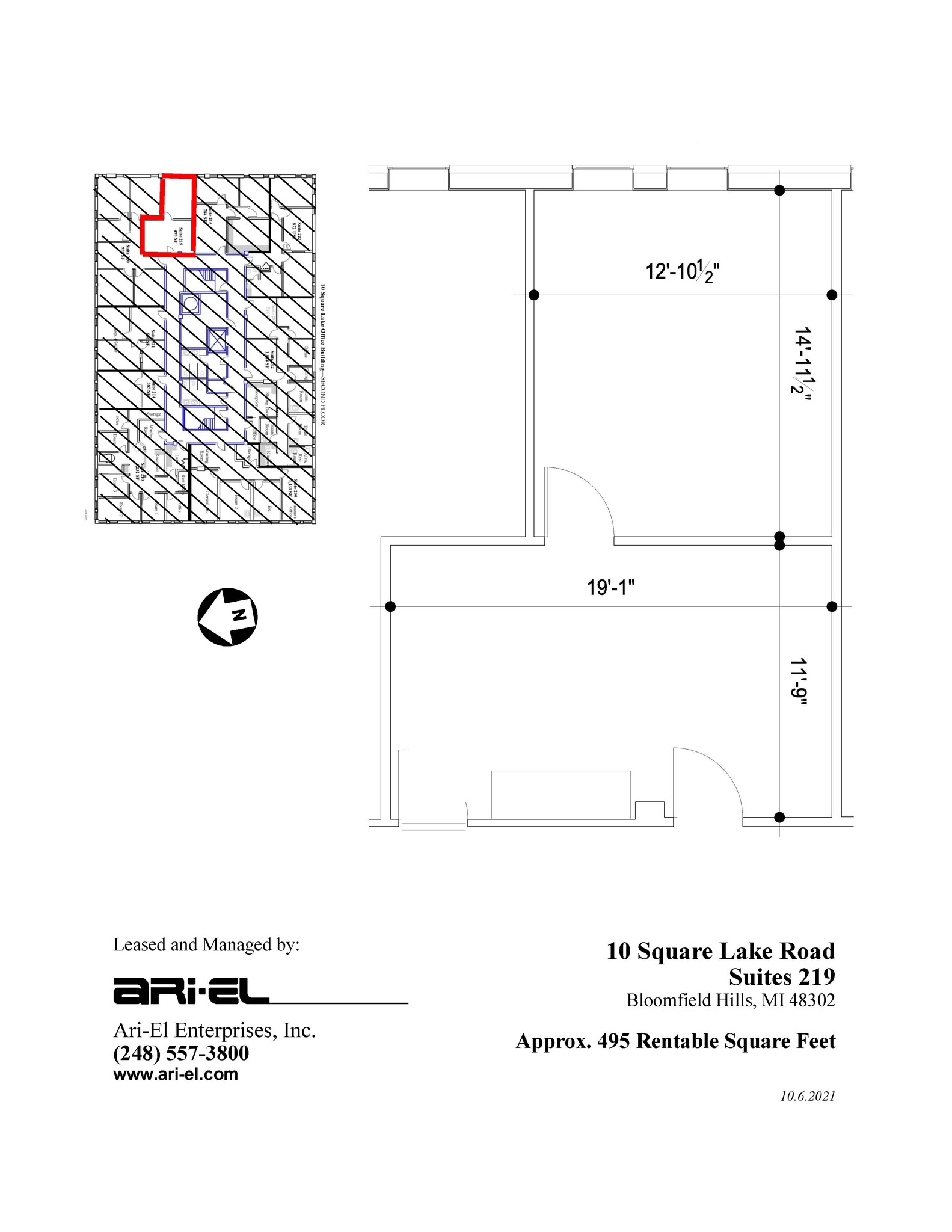 10 W Square Lake Rd, Bloomfield Hills, MI for lease Floor Plan- Image 1 of 1