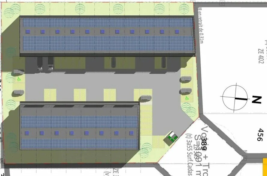 Flex in Marcilloles for sale - Site Plan - Image 2 of 7