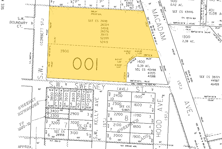 5331 S Macadam Ave, Portland, OR for sale Plat Map- Image 1 of 1