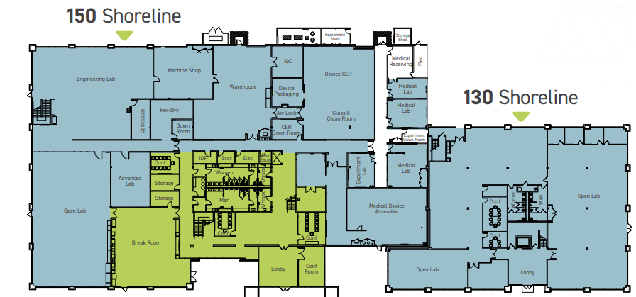 130-150 Shoreline Dr, Redwood City, CA for lease Floor Plan- Image 1 of 1