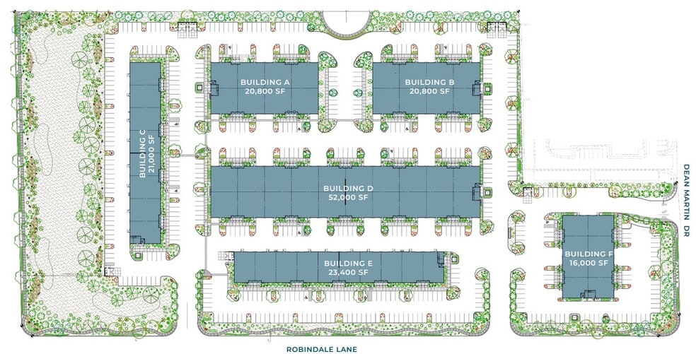 Dean Martin Dr. & Robindale Lane, Las Vegas, NV for lease - Site Plan - Image 2 of 2