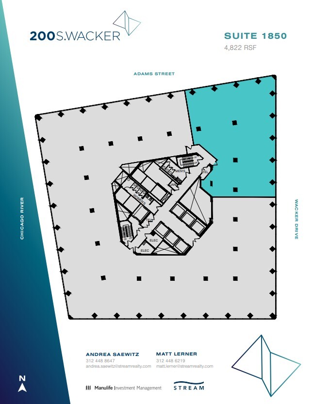 200 S Wacker Dr, Chicago, IL for lease Floor Plan- Image 1 of 1