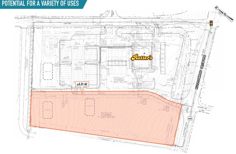 15475 Kutztown Rd, Kutztown, PA for lease - Plat Map - Image 3 of 3